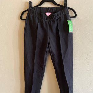 Lilly Pulitzer Black Travel Pants NWT Size M